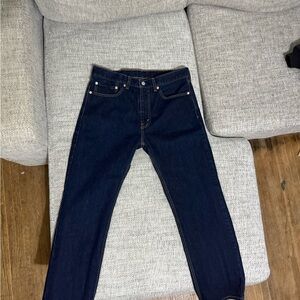 Levi 505 dark denim blue jeans